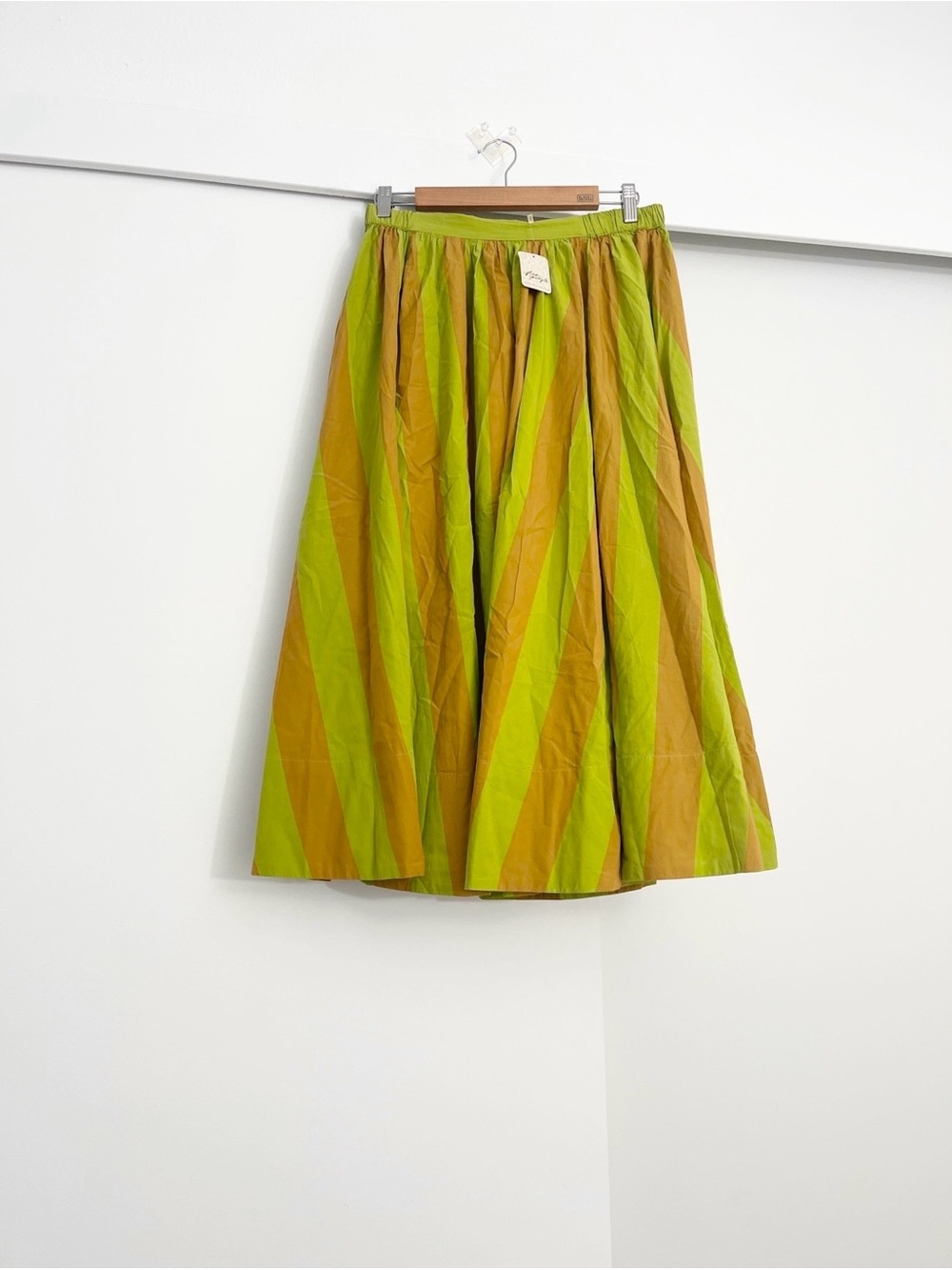 NWT Free People Lowen Striped Midi / Maxi Skirt Size Medium